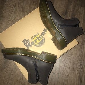 Dr. Martens brown kids boots